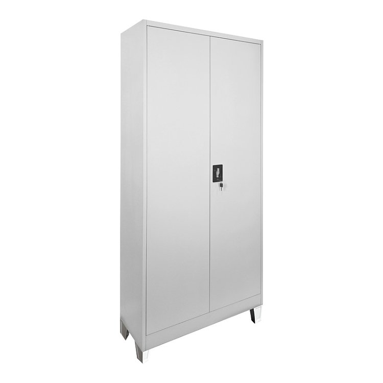 Μεταλλική ντουλάπα Ugren pakoworld ανοιχτό γκρι 90x40x190εκ 378-000008