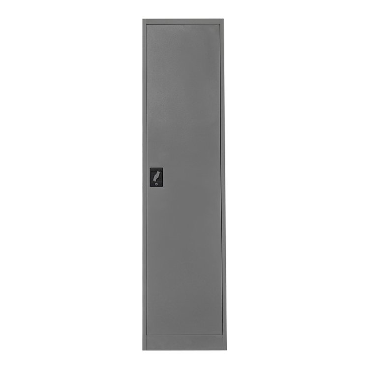 Μεταλλική ντουλάπα-στήλη Koya pakoworld ανθρακί 45x50x180εκ 378-000018