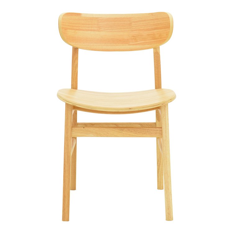 Καρέκλα Lumnia pakoworld rubberwood σε φυσική απόχρωση 46x50x76εκ 382-000008