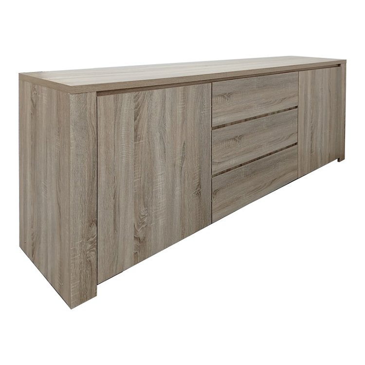 Μπουφές Kalya pakoworld σε sonoma απόχρωση 220x49x89.5εκ 383-000018