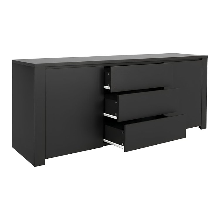 Μπουφές Kalya pakoworld σε ανθρακί απόχρωση 220x49x89.5εκ 383-000019