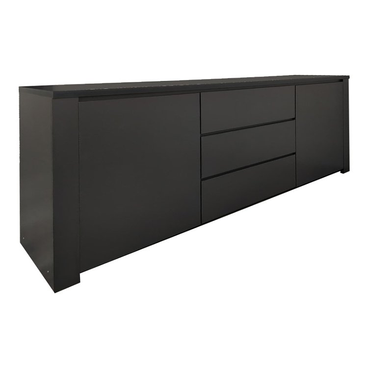 Μπουφές Kalya pakoworld σε ανθρακί απόχρωση 220x49x89.5εκ 383-000019