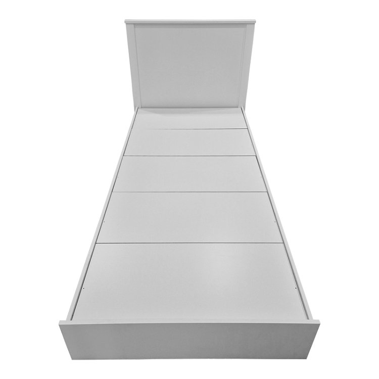 Κρεβάτι Athos pakoworld σε λευκή απόχρωση 90x190εκ 383-000089