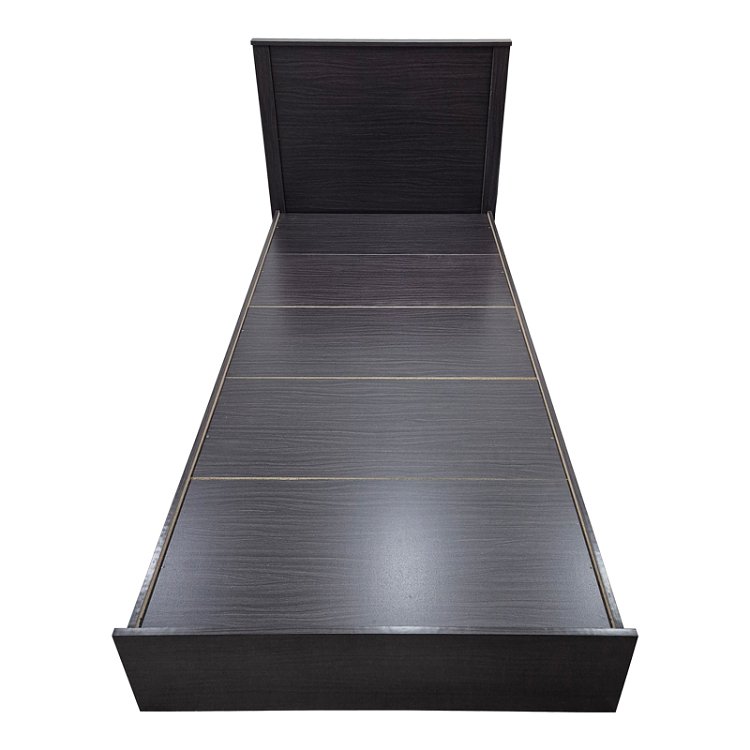 Κρεβάτι Athos pakoworld σε wenge απόχρωση 90x190εκ 383-000092