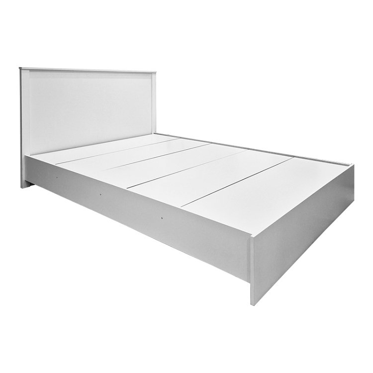 Κρεβάτι Athos pakoworld σε λευκή απόχρωση 140x200εκ 383-000094