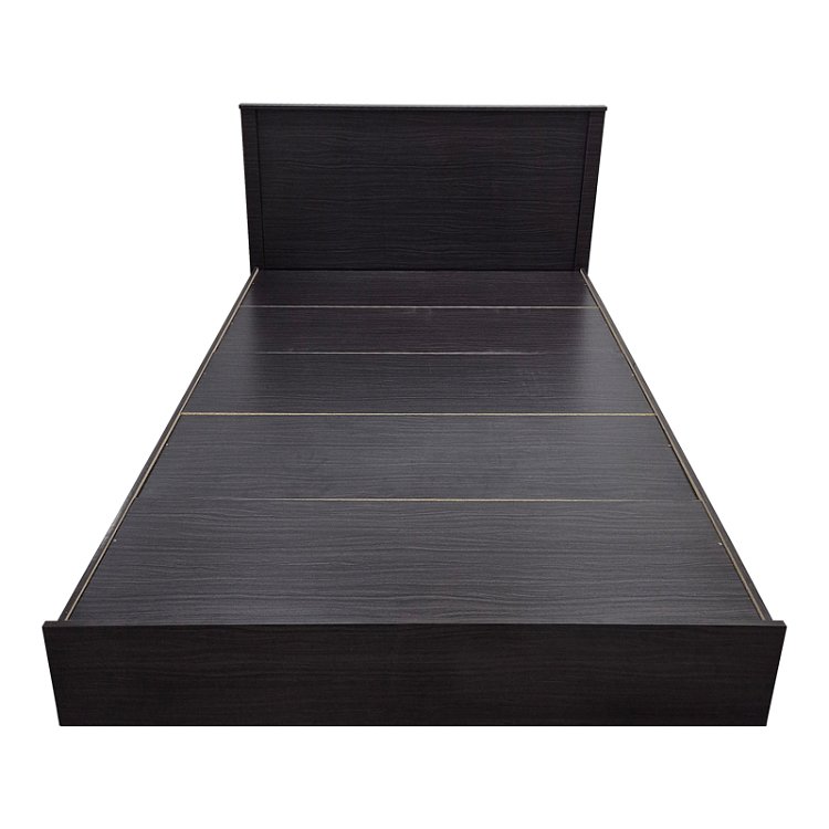 Κρεβάτι Athos pakoworld σε wenge απόχρωση 140x200εκ 383-000097