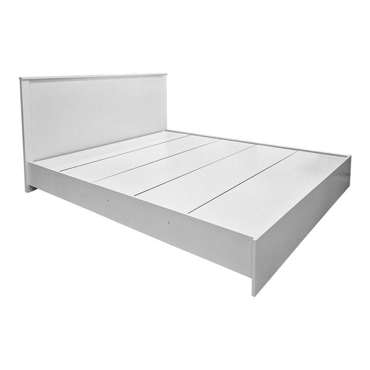Κρεβάτι Athos pakoworld σε λευκή απόχρωση 160x200εκ 383-000099