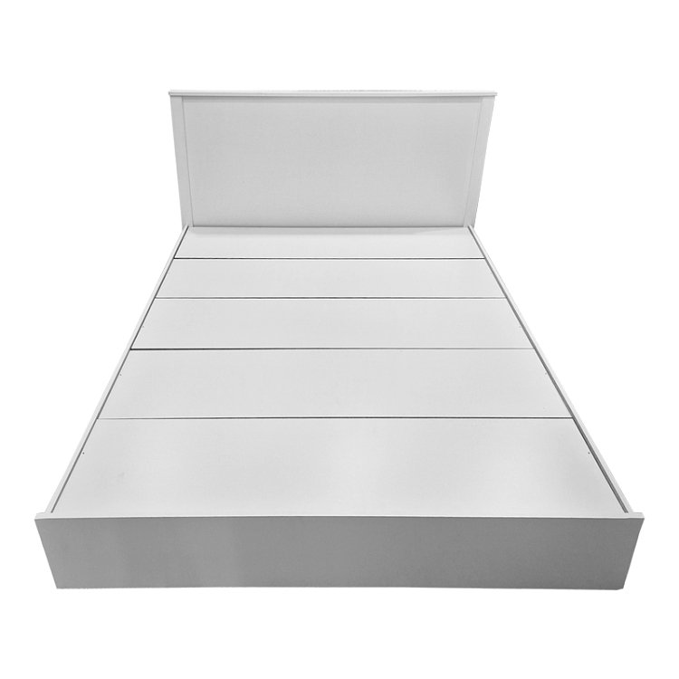Κρεβάτι Athos pakoworld σε λευκή απόχρωση 160x200εκ 383-000099