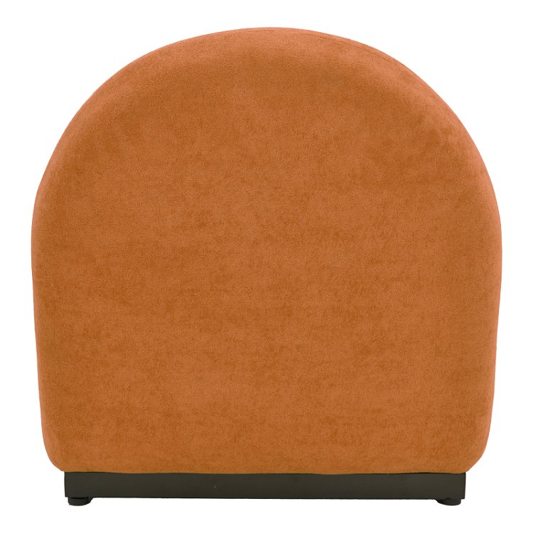 Πολυθρόνα Zenny pakoworld υφασμα terracotta 64x85x68εκ 392-000010