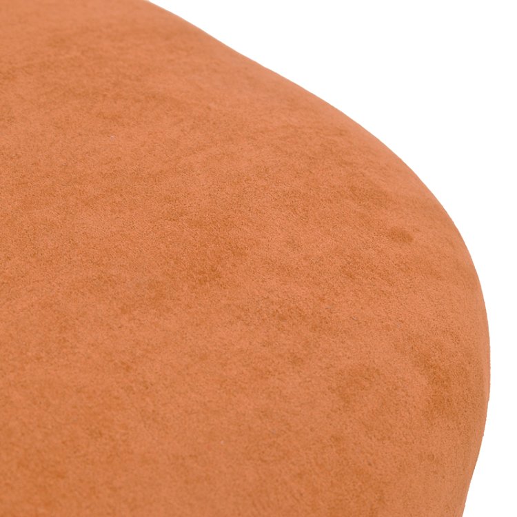 Πολυθρόνα Zenny pakoworld υφασμα terracotta 64x85x68εκ 392-000010