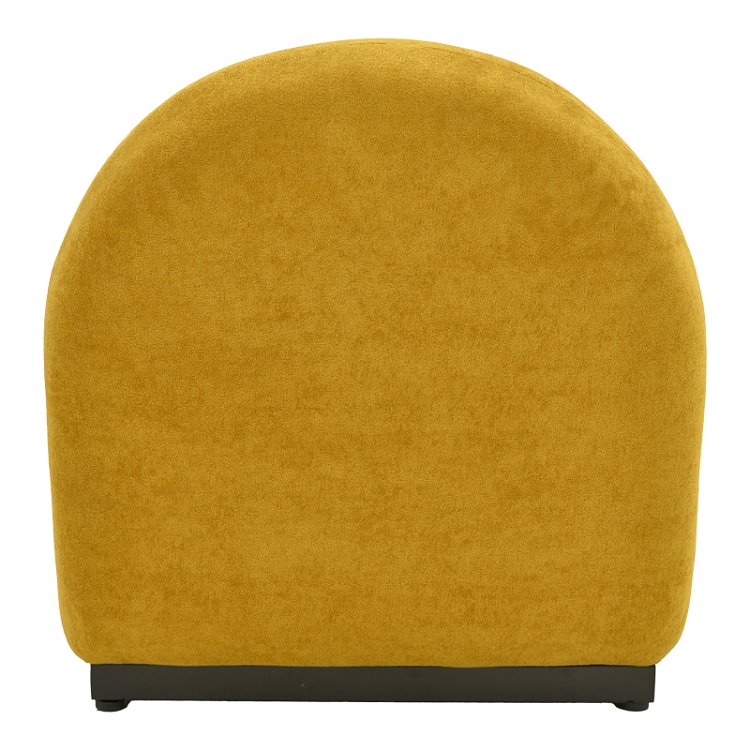 Πολυθρόνα Zenny pakoworld υφασμα κίτρινο 64x85x68εκ 392-000011