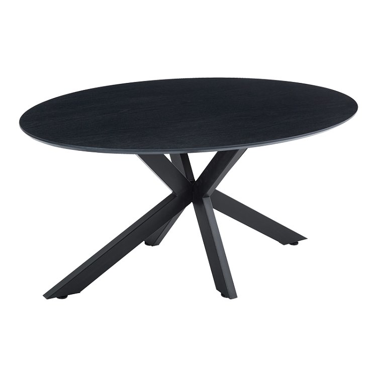 Τραπέζι Makrey pakoworld μαύρο mdf- μεταλλικά πόδια 160x90x75εκ 392-000019
