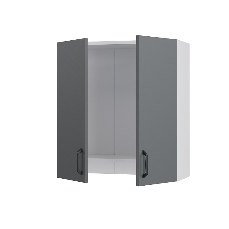 Modest Πάνω Ντουλάπι Απορροφητήρα Ανθρακί 60x32x68εκ W60682M03