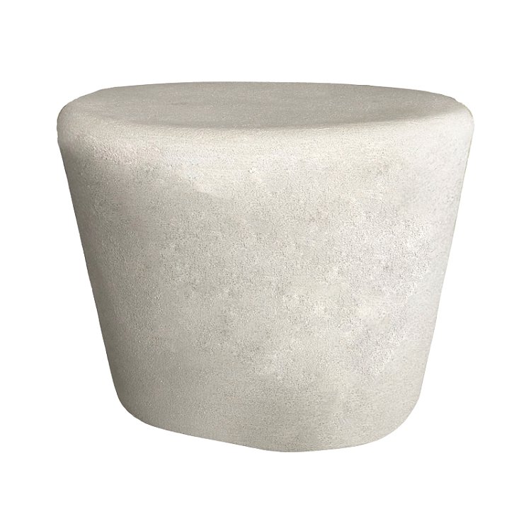 Τραπέζι σαλονιού Fedris pakoworld mdf λευκό Φ60x45εκ 415-000006