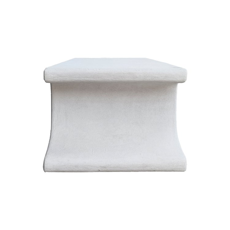 Τραπέζι σαλονιού Nafel pakoworld mdf λευκό 120x60x45εκ 415-000011