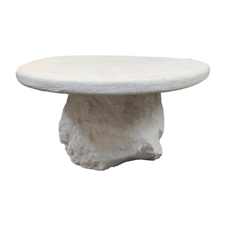 Τραπέζι σαλονιού Zinol pakoworld mdf-polyresin λευκό 105x62x32εκ 415-000015