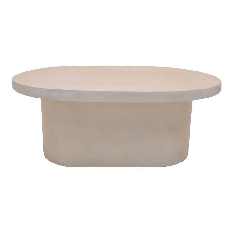 Τραπέζι σαλονιού Vooge pakoworld MGO κρέμ 100x64x39εκ 419-000011
