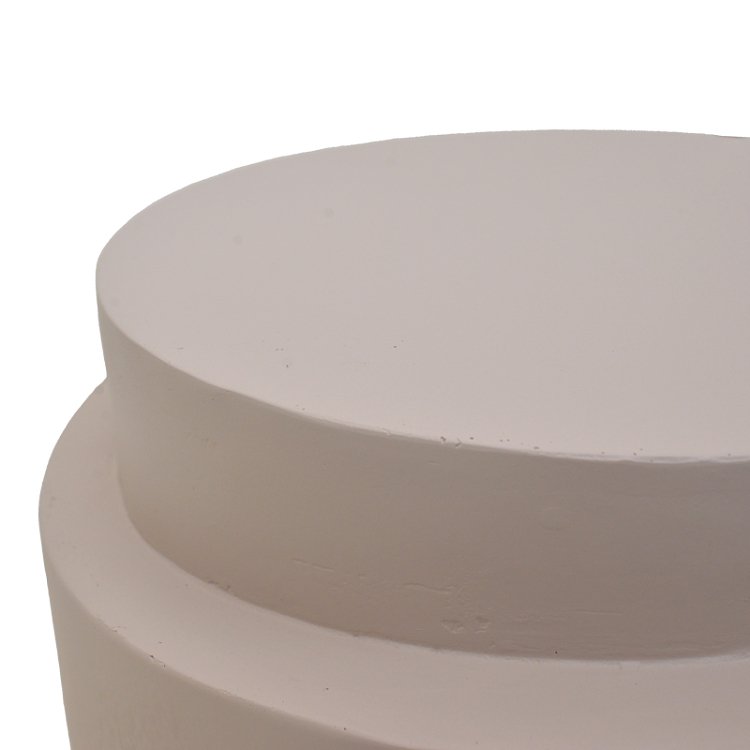 Βοηθητικό τραπέζι Fortox pakoworld MGO cappuccino Φ40x49.5εκ 419-000025