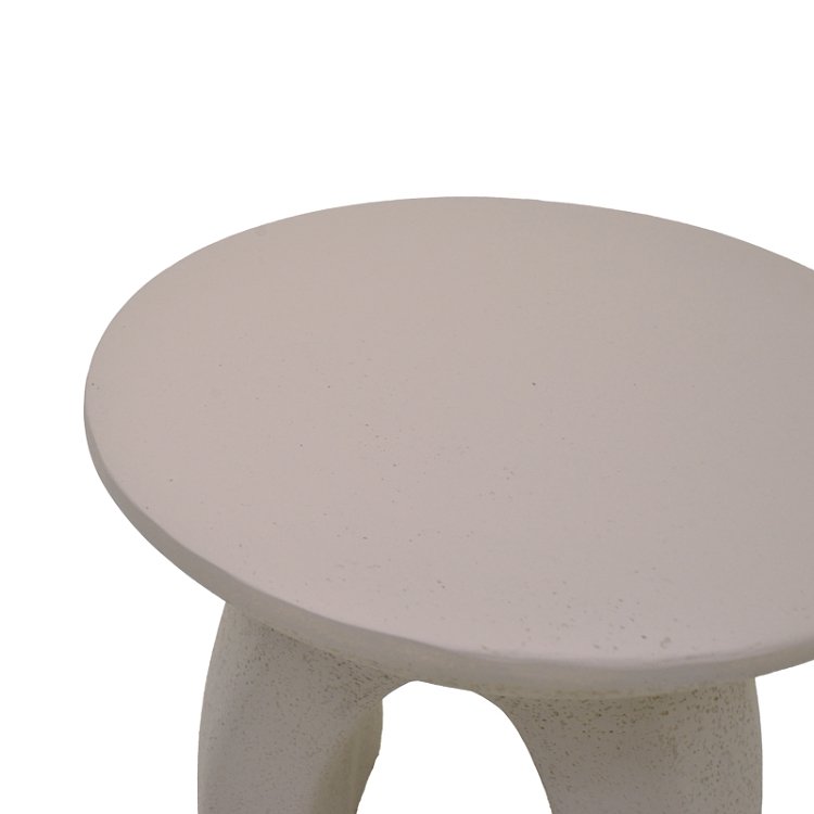 Βοηθητικό τραπέζι Siale pakoworld μόκα MGO Φ40x37εκ 419-000026