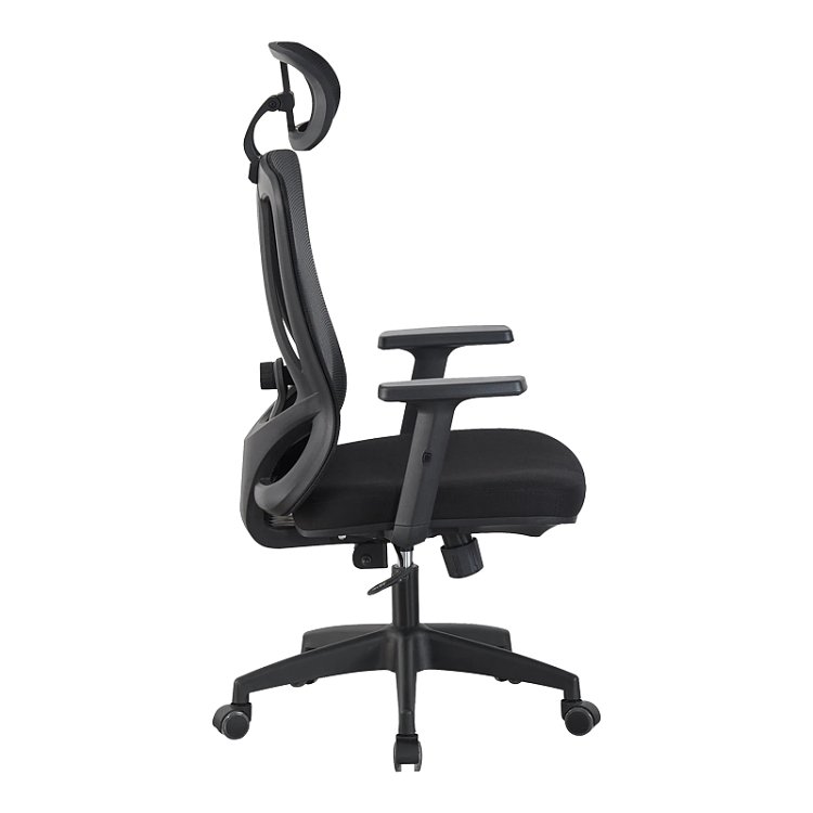 Καρέκλα γραφείου διευθυντή Magida pakoworld mesh μαύρο 58.5x66x115-125εκ 421-000001