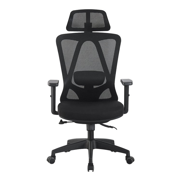 Καρέκλα γραφείου διευθυντή Magida pakoworld mesh μαύρο 58.5x66x115-125εκ 421-000001