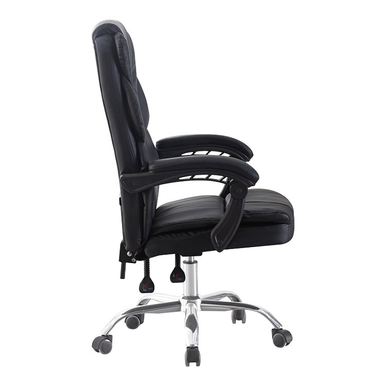 Καρέκλα γραφείου διευθυντή Sanema pakoworld pu μαύρο 62x67x112-122εκ 421-000002
