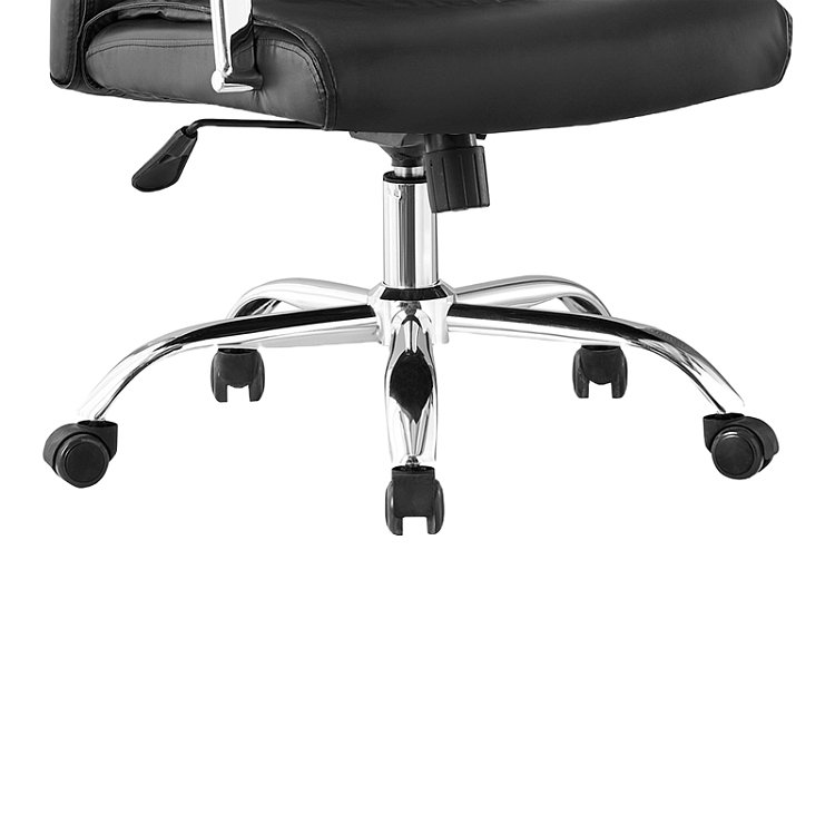 Καρέκλα γραφείου διευθυντή Biani pakoworld pu μαύρο 56x70x107-115εκ 421-000009