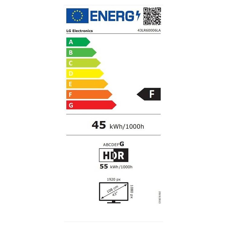 LG 43LR60006LA Τηλεόραση Smart 43" Full HD LED