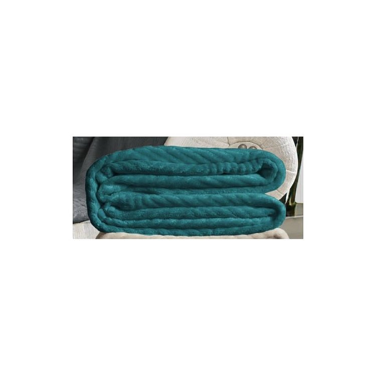 Κουβέρτα Ριχτάρι Haris 200x220cm Emerald