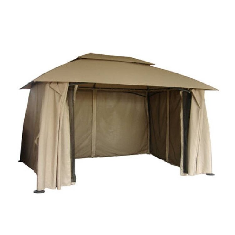 Κιόσκι Gazebo 3x4m Εκρού-Ανθρακί 5286G 200-94-006
