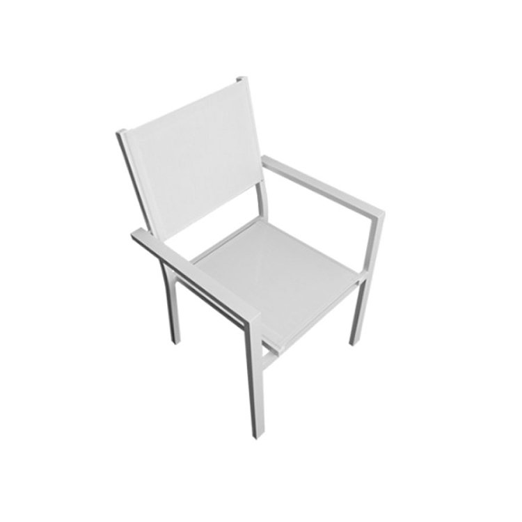 Πολυθρόνα Αλουμινίου Ellen Λευκό 5468G 200-71-004