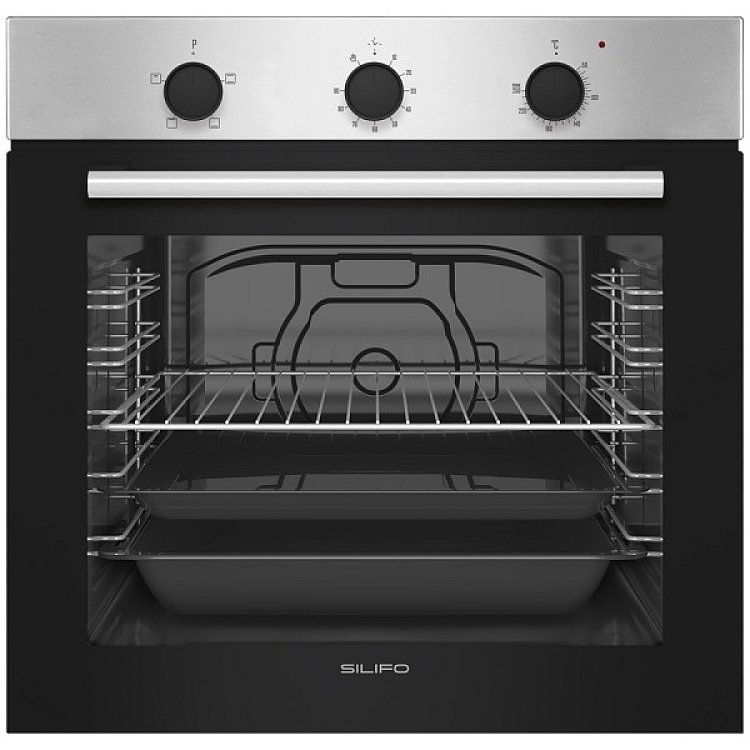 Σετ SILIFO SF6850BOI & SF6100 & SF6610 Φούρνος 83lt, Μικτή Εστία & Απορροφητήρας 93617 (4 Έτη Εγγύηση)
