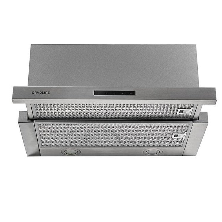 DAVOLINE HQ PRO 90 IX Απορροφητήρας Συρόμενος 90cm Inox 801012112