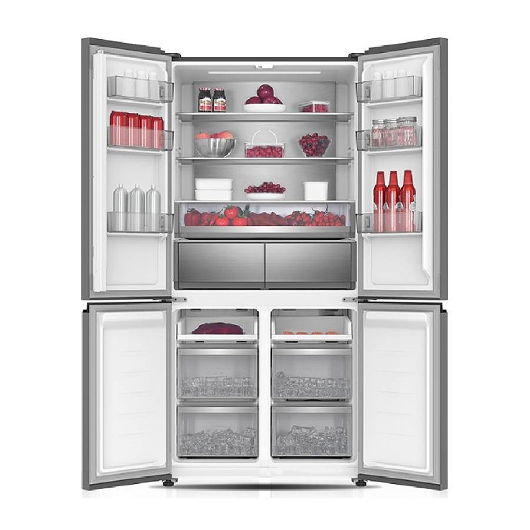 Davoline D4SS 503 SL Ψυγείο Ντουλάπα Inox 190.2x91x59.7