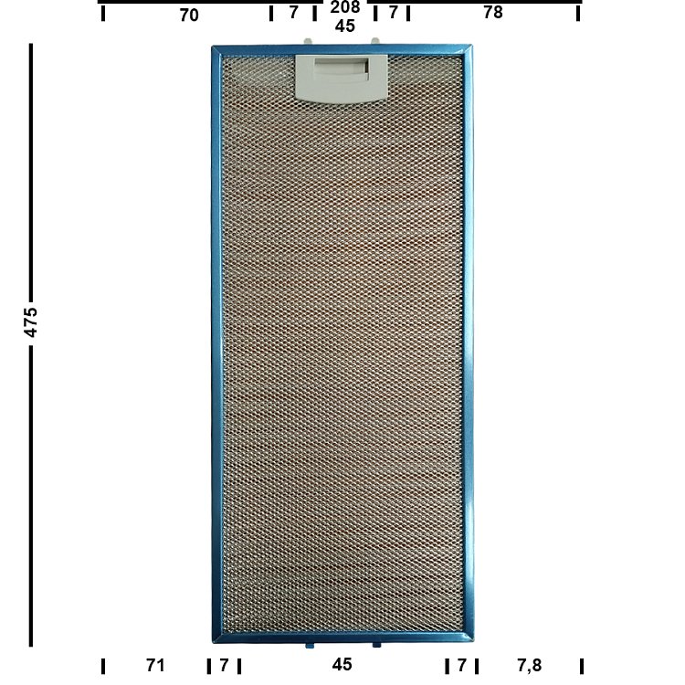Φίλτρο Αλουμινίου 47.6x20.7cm Big DS6-905