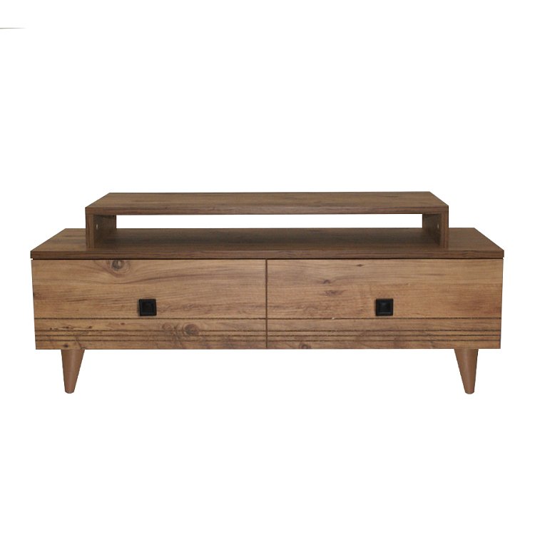 Έπιπλο τηλεόρασης με συρτάρια καρυδιά 245 49x110x41