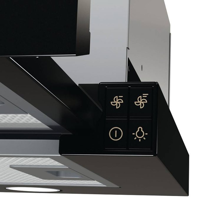 GORENJE BHP62CLB Απορροφητήρας Συρόμενος 60cm Μαύρο 065038401 (4 Έτη Εγγύηση)