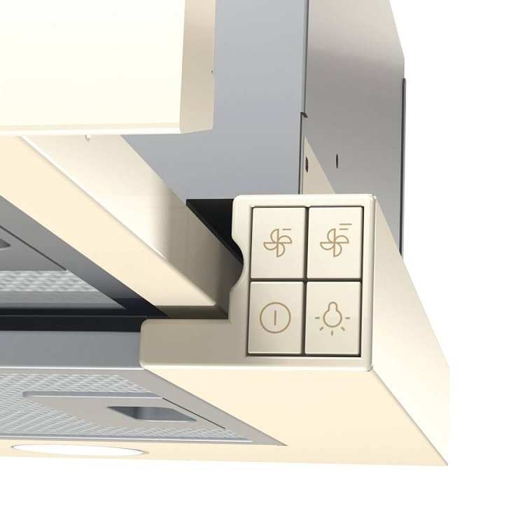 GORENJE BHP62CLI Απορροφητήρας Συρόμενος 60cm Μπεζ 065038301 (4 Έτη Εγγύηση)