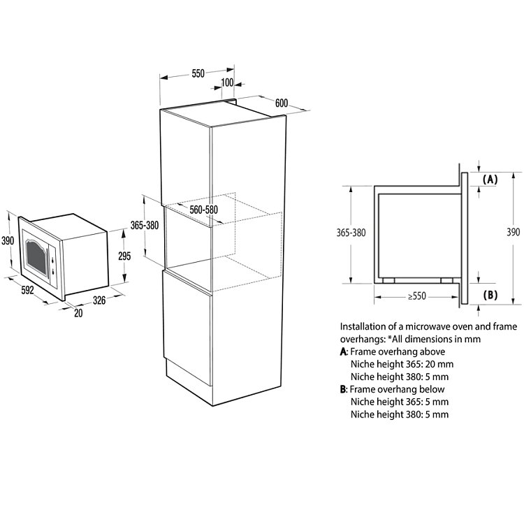 GORENJE BM235CLI Εντοιχιζόμενος Φούρνος Μικροκυμάτων 23lt Μπεζ 567143 (4 Έτη Εγγύηση)