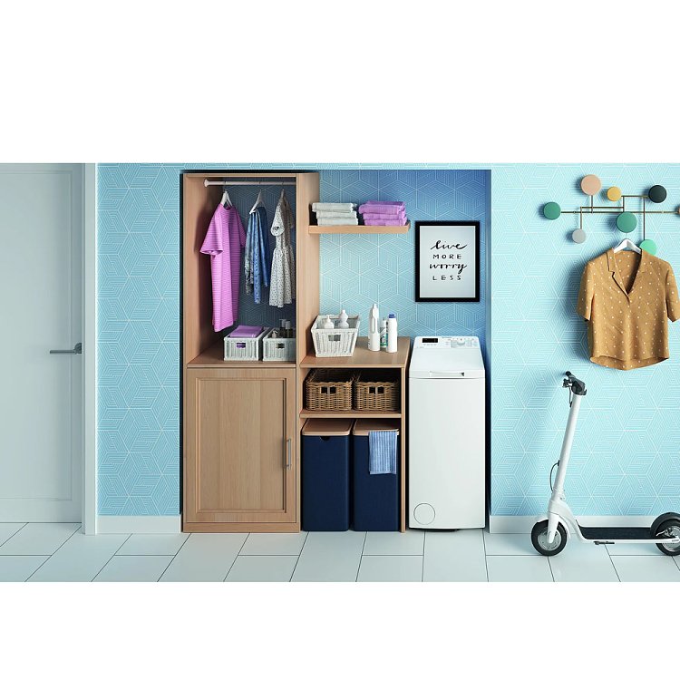 Indesit BTW S50400 EU/N Πλυντήριο Άνω Φόρτωσης 5kg Λευκό