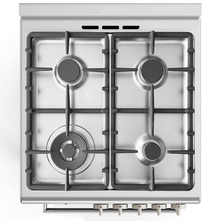 LA GERMANIA CLS6 4C 81 B X GN Κουζίνα Φυσικού Αερίου 60cm Inox