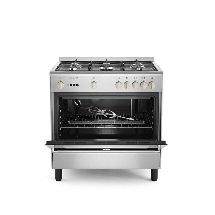 LA GERMANIA CLS95C81DX GN Κουζίνα Φυσικού Αερίου 90cm Inox