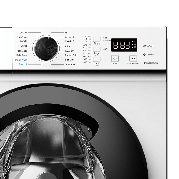 Crown CWM6010SLIM Πλυντήριο ρούχων 6kg Λευκό