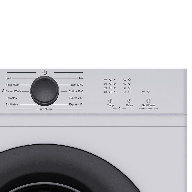 Crown CWM60J12BLDC Πλυντήριο Ρούχων Λευκό 6kg