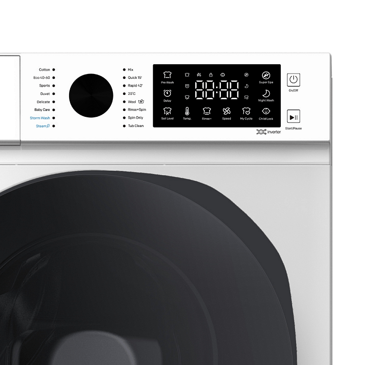 Crown CWM7140W Πλυντήριο ρούχων 7kg Λευκό