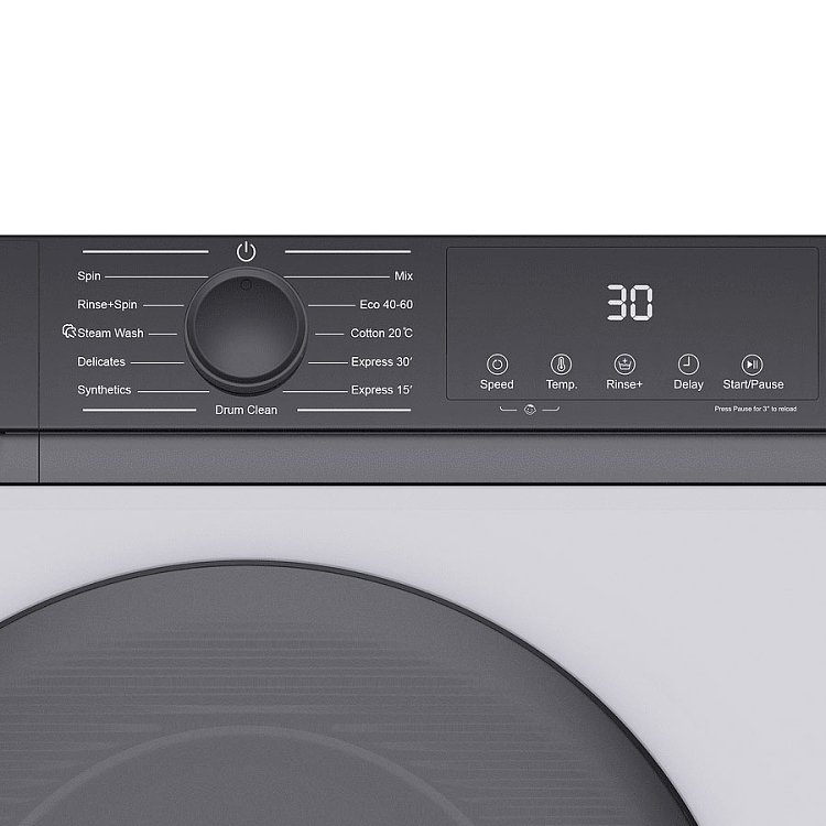 Crown CWM80J12BLDC Πλυντήριο Ρούχων Λευκό 8kg