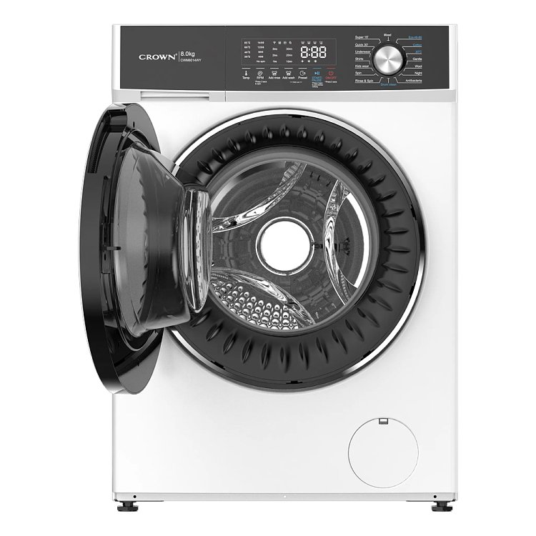 Crown CWM8014WY Πλυντήριο Ρούχων 8kg Λευκό