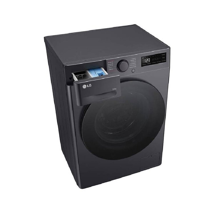 LG D2R5009TSMB Πλυντήριο Στεγνωτήριο Μαύρο 9/5kg