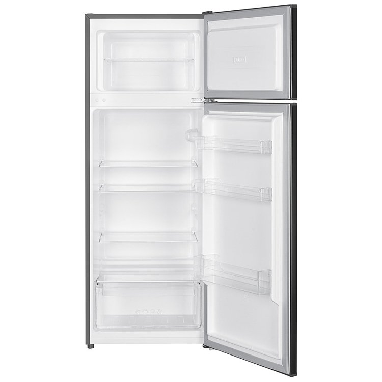 Crown DF241ESI Ψυγείο Δίπορτο Silver 143x55x55