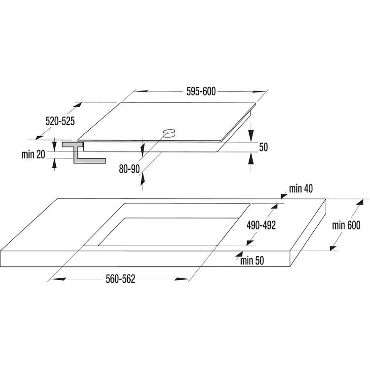 GORENJE EC642CLB Εστία Κεραμική 60cm Μαύρη 034021101 730795 (4 Έτη Εγγύηση)